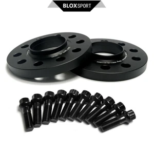 1 Pair 15mm 5x112 Black Wheel Spacers for Mercedes Benz CLA45 AMG,CLS63 AMG,E200 - Picture 1 of 11