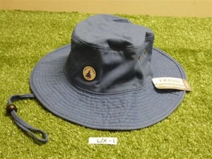 OURAY Metal Eyelit Bucket Sun Golf Hat C.C. Logo Blue Large/Extra Large L/X New - Picture 1 of 4