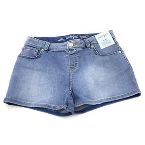 Cat & Jack Girls Size L 10/12 Plus Shorts Medium Blue Pockets NWD - Picture 1 of 9