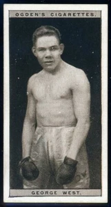 1928 Ogden's Pugilists In Action Boxing Card #49 GEORGE WEST - Picture 1 of 2