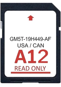 A12 SD Card GM5T-19H449-AF Compatible with Ford & Lincoln, Sync USA/Canada Maps - Picture 1 of 3