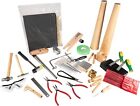 Kit d'outils de métallurgie débutants - apprenti métallurgie bijouterie ensemble d'outils de fabrication