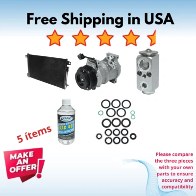 Compresor, condensador y válvula aire acondicionado apto Saturn Outlook 2007-2010 Foto 1 de 4