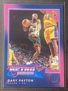 GARY PAYTON - 2017-18 Donruss Basketball - RETRO SERIES Insert - #6 - Sonics - Bild 1 von 2