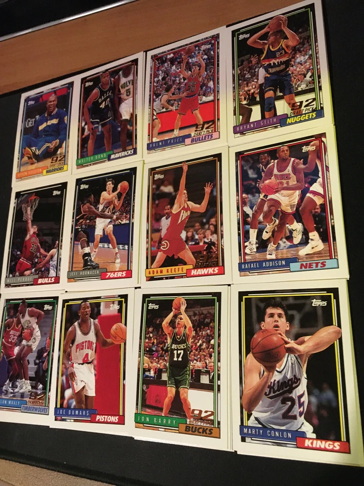 1992-93 Topps Basketball base cards (complete your set pick your card) 201-396  - Image 1 of 1