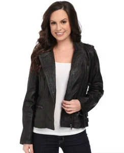 Scully V7515 Women's Black Lolita Fine Leather Jacket Size XS - Picture 1 of 2