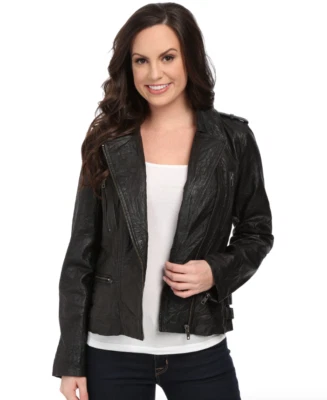 Scully V7515 Women's Black Lolita Fine Leather Jacket Size XS - Image 1 of 2