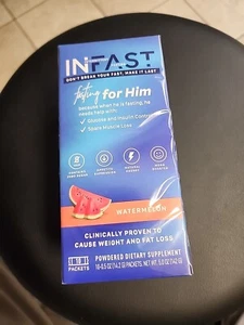 InFast, For Him, Watermelon, 10 Packets, 0.5 oz (14.2 g) Each - Picture 1 of 6