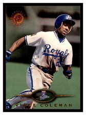1995 Stadium Club #68 VINCE COLEMAN Kansas City Royals
