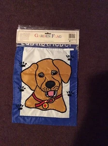 Mini yellow Lab flag - Picture 1 of 1