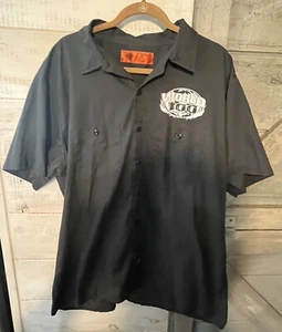 Eldora Speedway World 100 Dickies Mechanic Work Button Up Shirt Sz 2XL - Picture 1 of 4