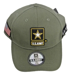 US Army Olive Officially Licensed Adjustable Hat By HKY Sportswear Inc. - Picture 1 of 4