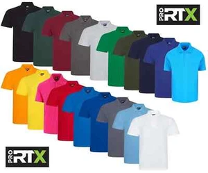 PRO RTX Pro Herren Unisex Polycotton Kurzarm Piqué Poloshirt XS - 8XL - Bild 1 von 26