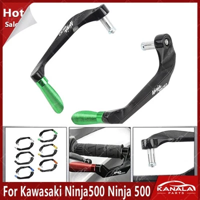 1Pair- Handle Brake Clutch Lever Protector Guard For Kawasaki Ninja500 Ninja 500 Foto 1 de 4