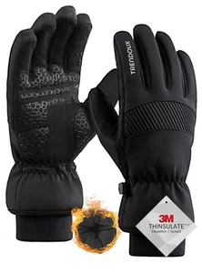 Skihandschuhe, -20°F Kältedichte Touchscreen Handschuhe Wasserdicht Winddicht - Bild 1 von 5