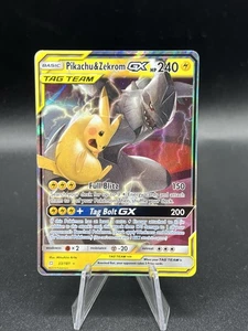 Pikachu & Zekrom GX 33/181 Team Up Holo Card NM Pokemon TCG NM YO1 - Picture 1 of 2