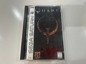 Quake (Sega Saturn, 1997) CIB Complete w Manual + Reg Card + Foam LN MINT!