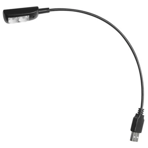 Adam Hall SLED1 USB PRO mit 2 LEDs Schwanenhalsleuchte - Schwanenhalslampe - Afbeelding 1 van 5