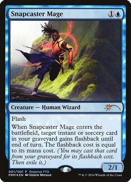 MTG English Snapcaster Mage (2016 Regional PTQ) NM Foil Promos: Pro Tour - Image 1 of 1