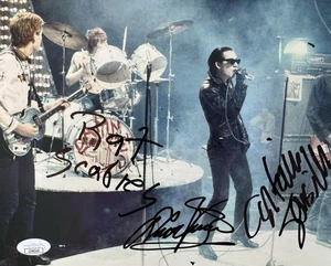 THE DAMNED SIGNED 8x10 FOTO DAVE VANIAN CAPTAIN SENSIBLE RAT JSA COA AUTOGRAMM - Bild 1 von 2