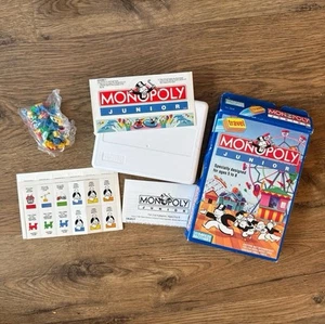 Monopoly Junior Travel Board Game 1991 New Open Box Vintage Parker Brothers - Picture 1 of 3