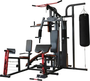 BodyTrain Advanced 3 Station Home Multi Gym With Punch Bag and 60kg Weight Stack - Picture 1 of 2