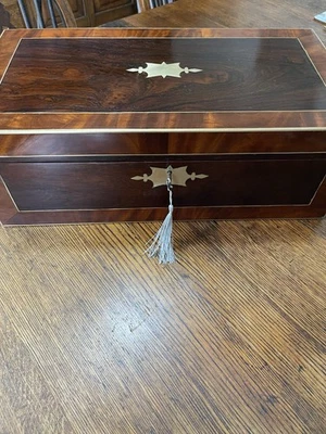 Victorian Rosewood Writing Slope - Image 1 of 4