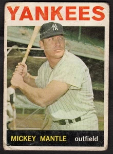 1964 Mickey Mantle Topps Baseball Yankees #50 - Picture 1 of 2
