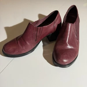 Dansko Adrienne Schuhe 42 / 12 Antik dunkelrot Leder Stiefelette klobiger Absatz - Bild 1 von 8