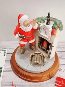 1985 Coca-Cola Classic Santa Clause 3rd Annual Christmas Figurine Royal Orleans - Picture 1 of 11