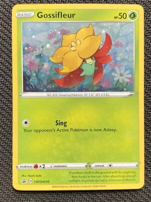 Gossifleur SWSH010 Sword & Shield Black Star Promo Pokemon Card NEAR MINT NM - Image 1 of 2