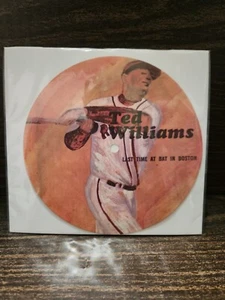 1977 SPORTS CHALLENGE TED WILLIAMS RED SOX LAST AT BAT IN BOSTON 6" VINYL RECORD - Picture 1 of 4