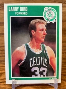 1989 Fleer Larry Bird #8 Basketball Card Boston Celtics - Picture 1 of 2