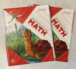 Reveal Math Gr 1 Teacher Edition Vol 1 & 2 Oklahoma McGraw Hill 2025 Homeschool - Picture 1 of 9
