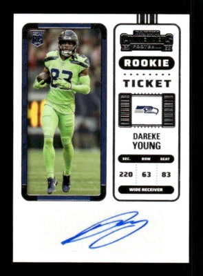 2022 Panini Contenders #255A Dareke Young RC Auto - NM-MT - Image 1 of 2