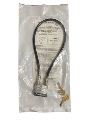 Brand New Master Lock 107 Cable Gun Lock With 2 Keys for Security Safety Sealed - Image 1 of 4