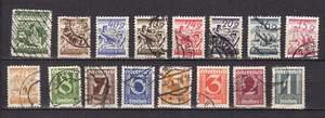 Autriche 1925-27 16 timbres oblitérés /TE5195 - Foto 1 di 1