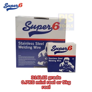 0.7kg or 5kg 0.8mm Super 6 316 LSI stainless steel mig welding wire - Picture 1 of 1