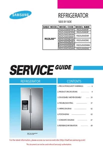 Samsung RS25J500DSR/AA RS25J500DSR SERVICE REPARATURANLEITUNG PAPIER UND PDF - Bild 1 von 1