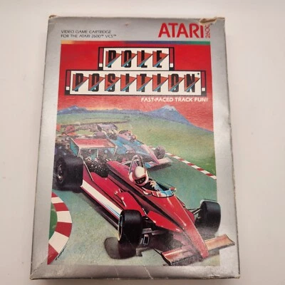 Atari 2600 VCS Pole Position (1987) Game, Box, Manual - Tested - Image 1 of 4