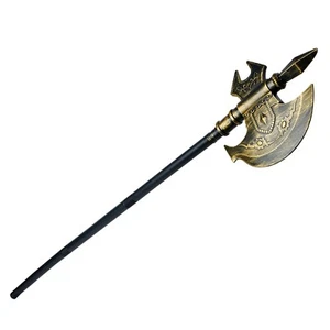 Ultra Plastic Executioner Axe Halloween Prop Weapon Toy 96cm LARP Fancy Dress - Picture 1 of 12