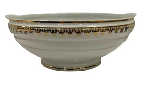 D.R.B LIMOGES FRANCE GOLD FLORAL RIM TUREEN - Picture 1 of 4