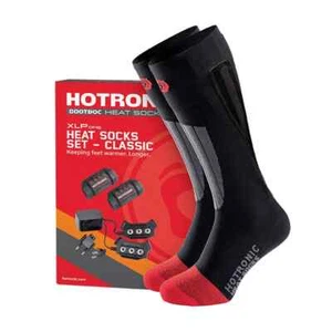 Hotronic XLP One PFI 50 Heated Ski Socks Mens Large w/ chargers and batteries - Picture 1 of 6