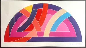 Frank Stella Lithograph (COA Original Signed Pen) Numbered, Pencil - Picture 1 of 10