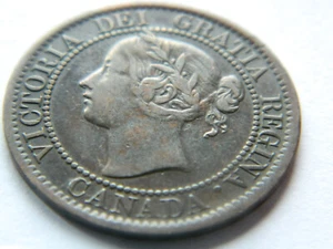 1859 1 (un) centesimo - Canada - KM1 - ottime/ottime condizioni - largo 9 - Foto 1 di 7