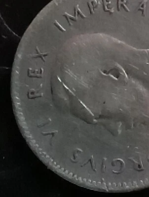 1941 South Africa 3 pence KM-26 Silver - Image 1 of 4