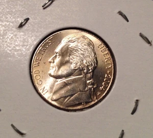 2004 P or D Louisiana Purchase (Peace Medal) 5C Jefferson nickel - Picture 1 of 2