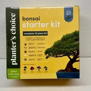 Bonsai Starter Tree Kit Growing Garden Gift For Women & Men 15 Piece Set - Picture 1 of 7