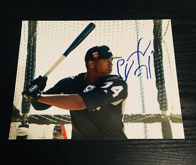 Eloy Jimenez Autographed Chicago White Sox 8x10 Photo/ JSA - Image 1 of 2