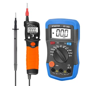 Digital Multimeter AC DC Voltmeter Messgerät Kapazitaetsmessgeraet Kondensator - Picture 1 of 12